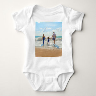 Body Para Bebé Personalizado Photo Baby Bodysuit Regalo con tus f