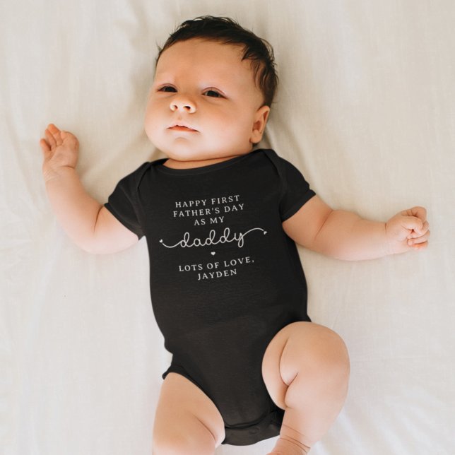 Body Para Bebé Personalizado Primer Día del Padre Nuevos Regalos  (Subido por el creador)