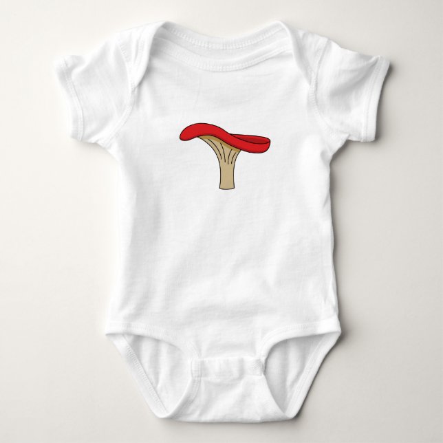 Body Para Bebé Personalizado Red Mushroom (Anverso)