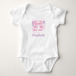 Body Para Bebé Personalizado Rosa No Hay Mamá Como la Que Tengo