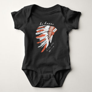 Body Para Bebé Personalizado Sé Valiente Pequeño Y Pequeño Idiota