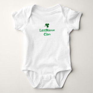 Body Para Bebé Personalizado Tu Clan Shamrock Baby/Toddler Bodysu