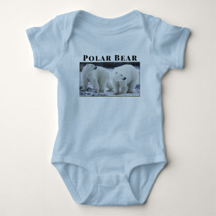 Body Para Bebé Personalizar Animal Oso Polar Exterior Fauna