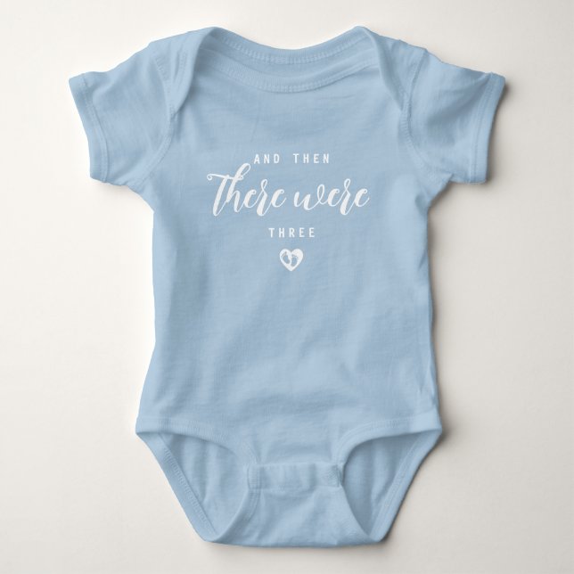 Body Para Bebé Personalizar Cute Y Luego Hubo Número (Anverso)