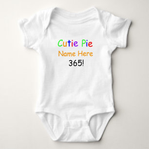 Body Para Bebé Personalizar de camisas infantiles de 365 colorida