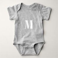 Personalizar monograma gris blanco inicial