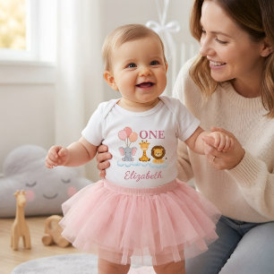 Body Para Bebé Personalized 1st Birthday Bodysuit, First Birthday