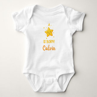 Body Para Bebé Personalized A Star Is Born, Custom Unisex