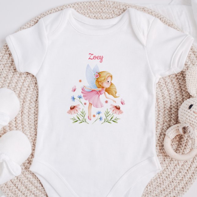 Body Para Bebé Personalized Baby Girl Fairy Bodysuit (Subido por el creador)