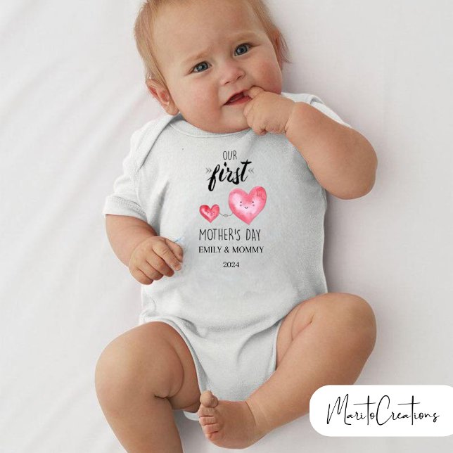 Body Para Bebé Personalized baby jumpsuit first mother's day (Subido por el creador)