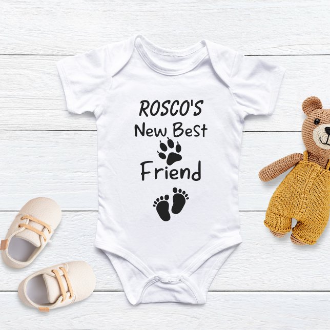 Body Para Bebé Personalized Dogs Best Friend Baby,Pet Baby  (Subido por el creador)