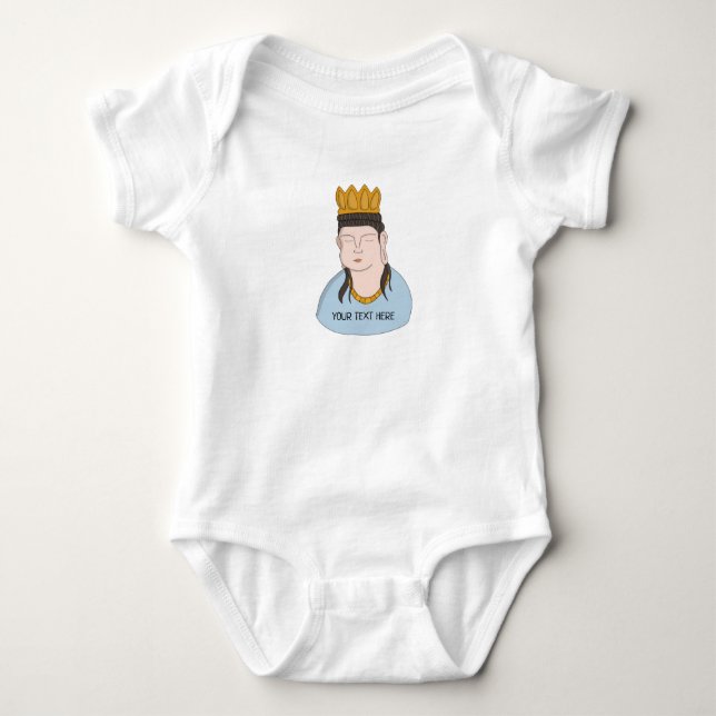 Body Para Bebé Personalized Faith - Add Your Text (Anverso)