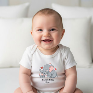 Body Para Bebé Personalized Mother's Day Bodysuit from Baby