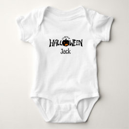 Body Para Bebé Personalized name happy Halloween