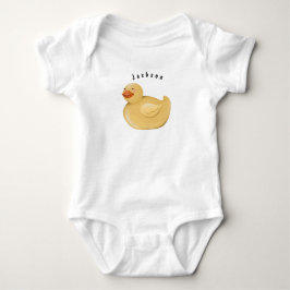 Body Para Bebé Personalized Rubber Duck Baby Bodysuit