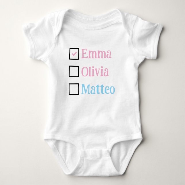Body Para Bebé Personalized Triplets Gift, Custom Triplet Babies  (Anverso)