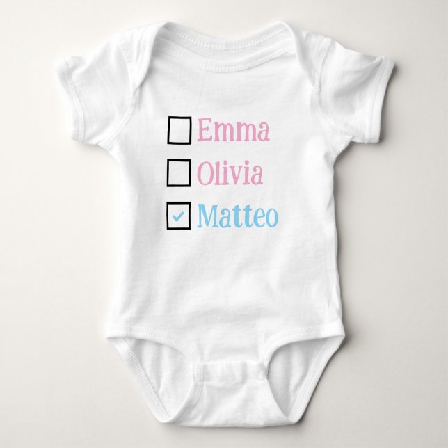 Body Para Bebé Personalized Triplets Gift, Custom Triplet Babies  (Anverso)