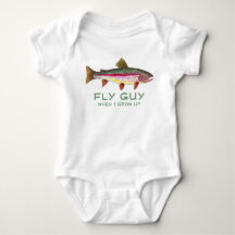Pesca de trucha de bebé