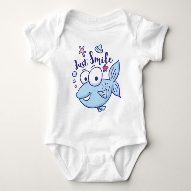 Body Para Bebé Pescado (Anverso)