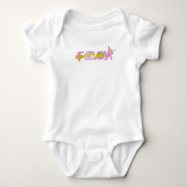 Body Para Bebé Pescado Cutte (Anverso)
