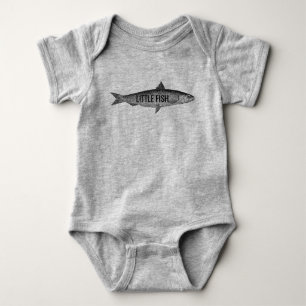 Body Para Bebé Pescado Grande Pescado Padre Hijo Papi Regalos