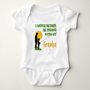 Body Para Bebé Pescar con el abuelo
