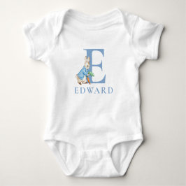 Body Para Bebé Peter Rabbit 1er cumpleaños con nombre de bebé mon
