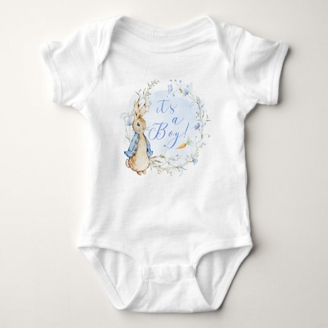 Body Para Bebé Peter Rabbit tema It's a Boy Bodysuit (Anverso)