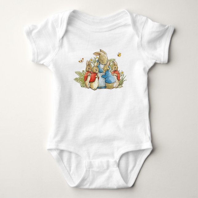 Body Para Bebé Peter the Rabbit con Josephine Bunny (Anverso)