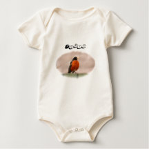 Petirrojo animal del americano del pájaro