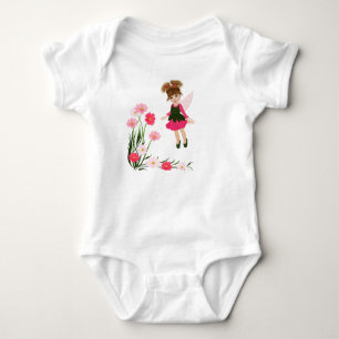 Body Para Bebé PetitRose "poca hada de la flor",