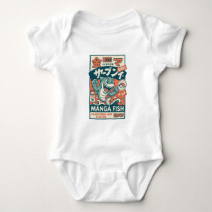 Body Para Bebé Pez Manga