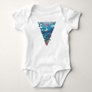 Body Para Bebé Pez pequeño Doodle