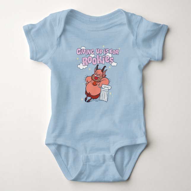 Body Para Bebé Phil - Giving Up is for Rookies Baby Bodysuit (Anverso)