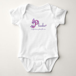 Body Para Bebé Phoebe chicas nombre que significa corazones con m