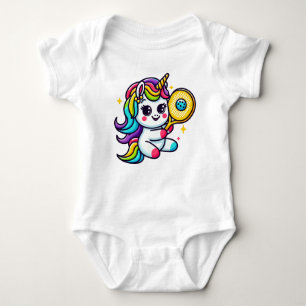 Body Para Bebé Pickleball Unicorn
