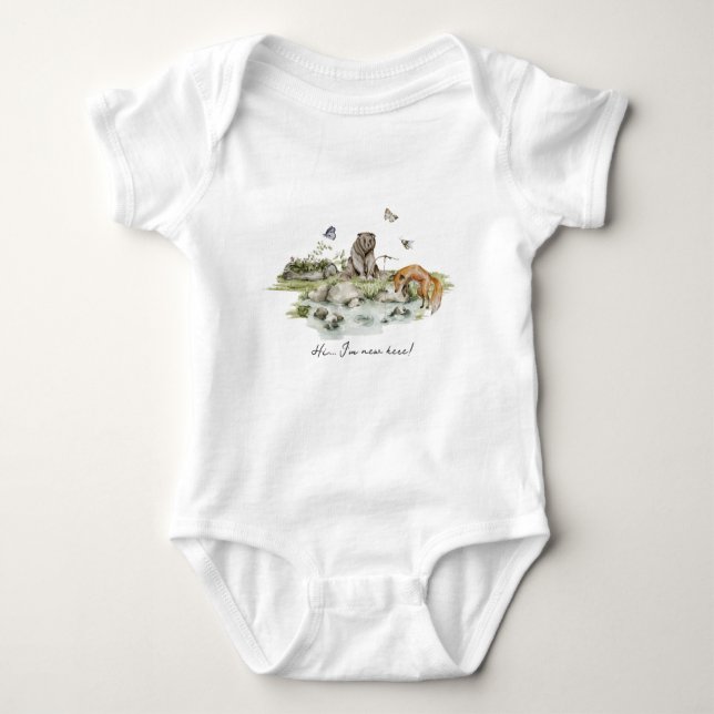Body Para Bebé Picnic de Woodland | Animales forestales (Anverso)