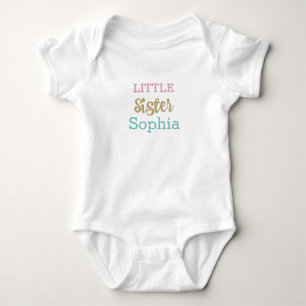BODY PARA BEBÉ PIE PERSONALIZADO HERMANITA 