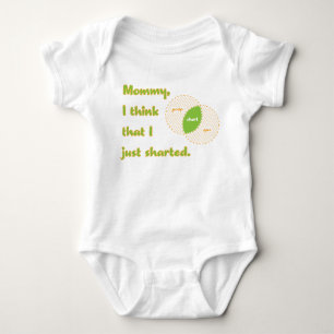 Body Para Bebé Pienso que acabo de sharted
