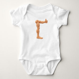Body Para Bebé Piernas-Hombros