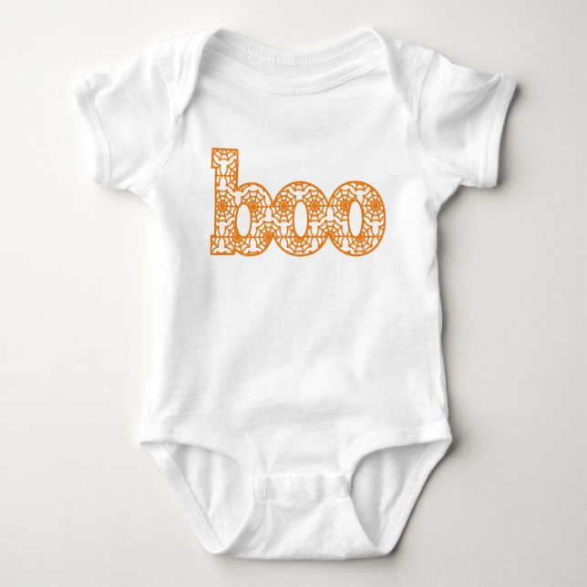 Body Para Bebé Pieza de Halloween Boo Baby One (Anverso)