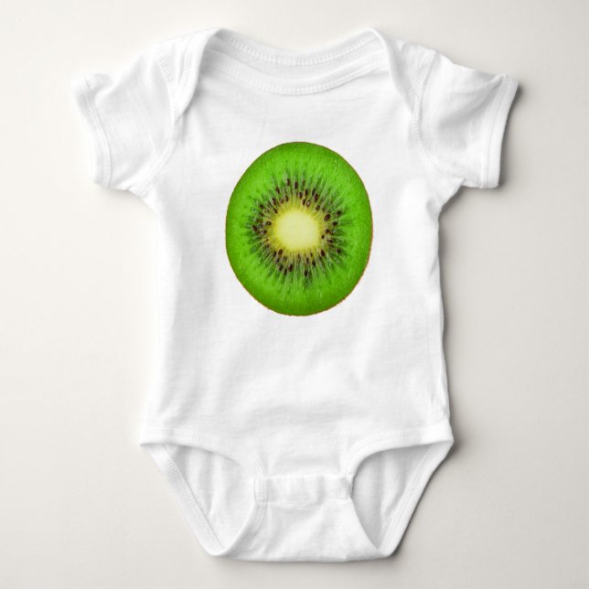 Body Para Bebé Pieza de kiwi (Anverso)