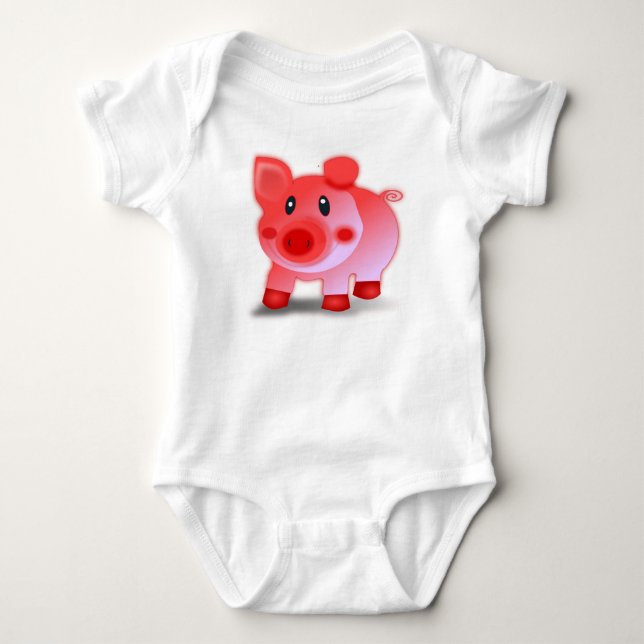 BODY PARA BEBÉ PIGGY PIGLET (Anverso)