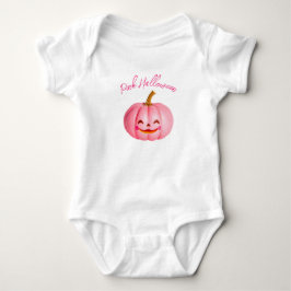 Body Para Bebé Pijama de Halloween rosa