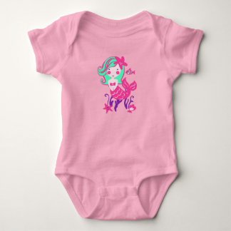 Body Para Bebé Pijama de sirena para niñas recién nacidas