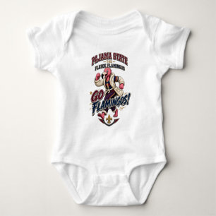 Body Para Bebé Pijama Estado Felpa Flamencos Gráfico