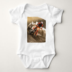 Body Para Bebé Piloto de Motocross