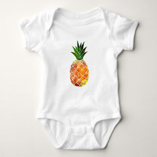 Body Para Bebé Piña de la acuarela