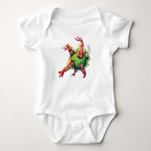 Body Para Bebé Piñata de Navidad (Anverso)