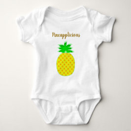 Body Para Bebé Pineaplica lindo y divertido piña